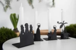 Seimi adventtikynttilänjalka metali, Suuri
