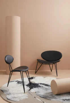 Semper loungetuoli, Black-black