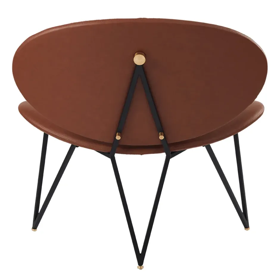 Semper loungetuoli, Black-cognac