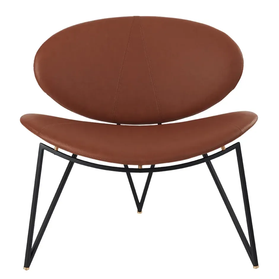 Semper loungetuoli, Black-cognac