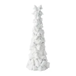 Serafina tree koristeluosa, Valkoinen, 14,5x14,5x38 cm