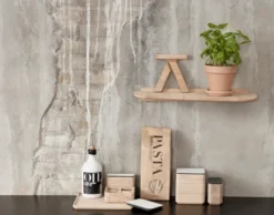 Shelf 1 seinähylly 40 cm, Oak