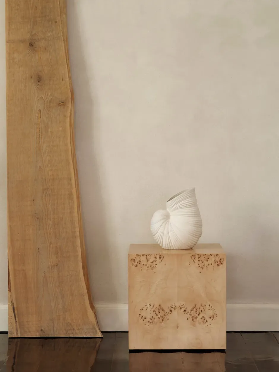 Shell maljakko, Off white