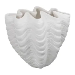 Shell-maljakko, Suuri, 30 cm, white