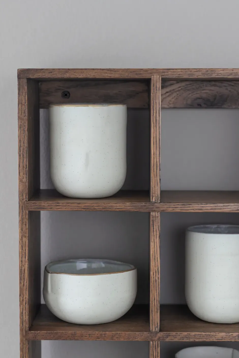 Showcase seinähylly 40x53 cm, Dark oiled oak