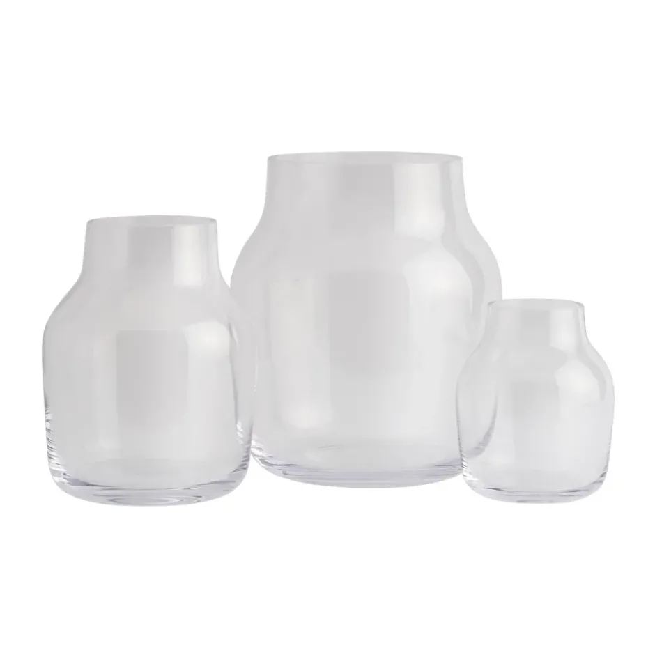 Silent maljakko Ø 15 cm, Clear