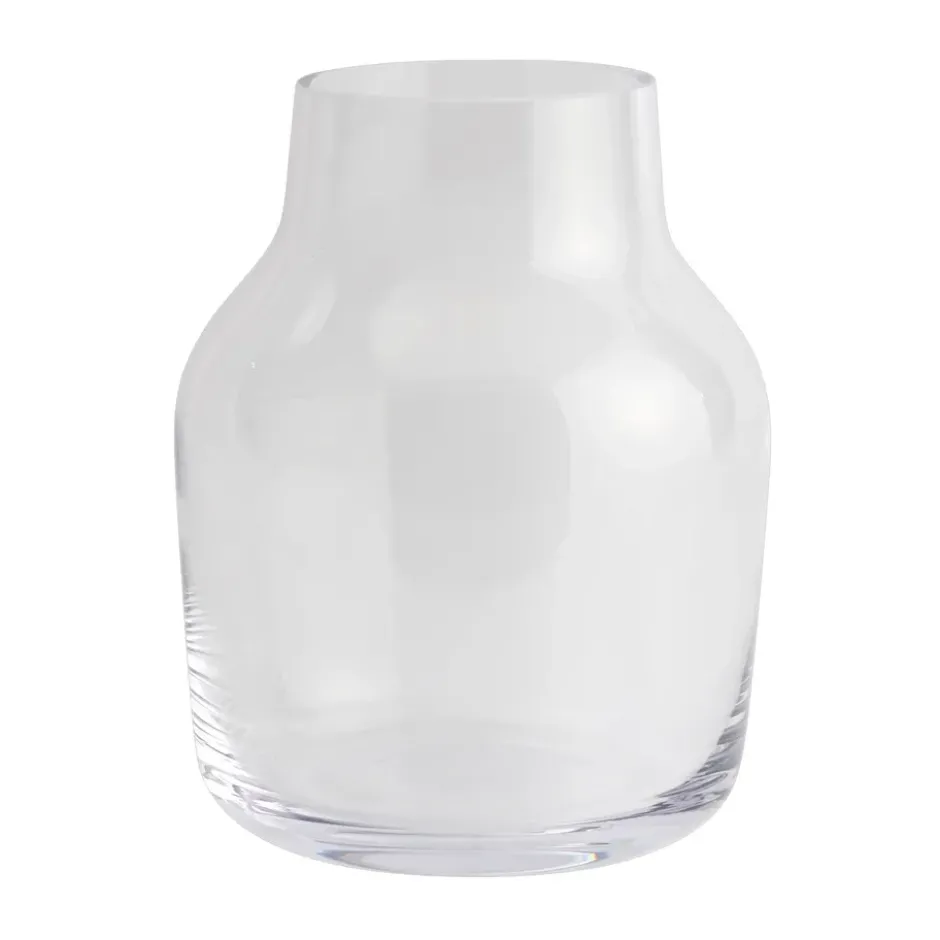 Silent maljakko Ø 15 cm, Clear