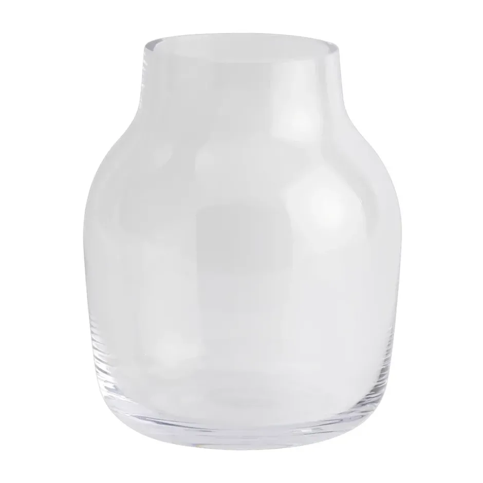 Silent maljakko Ø 11 cm, Clear