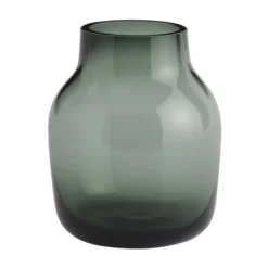 Silent maljakko Ø 11 cm, Dark Green