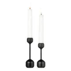 Silhouette kynttilänjalka 2 osaa, Black