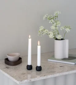 Silhouette kynttilänjalka 34 2-pakkaus, Black