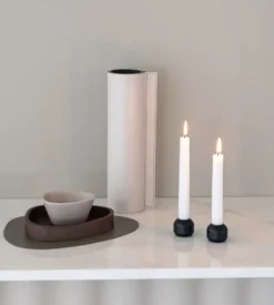 Silhouette kynttilänjalka 34 2-pakkaus, Black