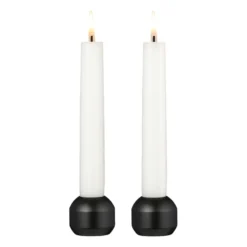Silhouette kynttilänjalka 34 2-pakkaus, Black