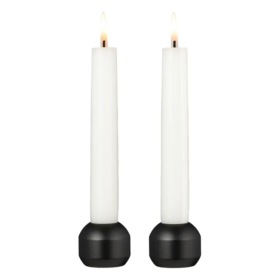 Silhouette kynttilänjalka 34 2-pakkaus, Black