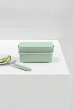 Sinkside biojäteastia 13x22 cm, Jade green