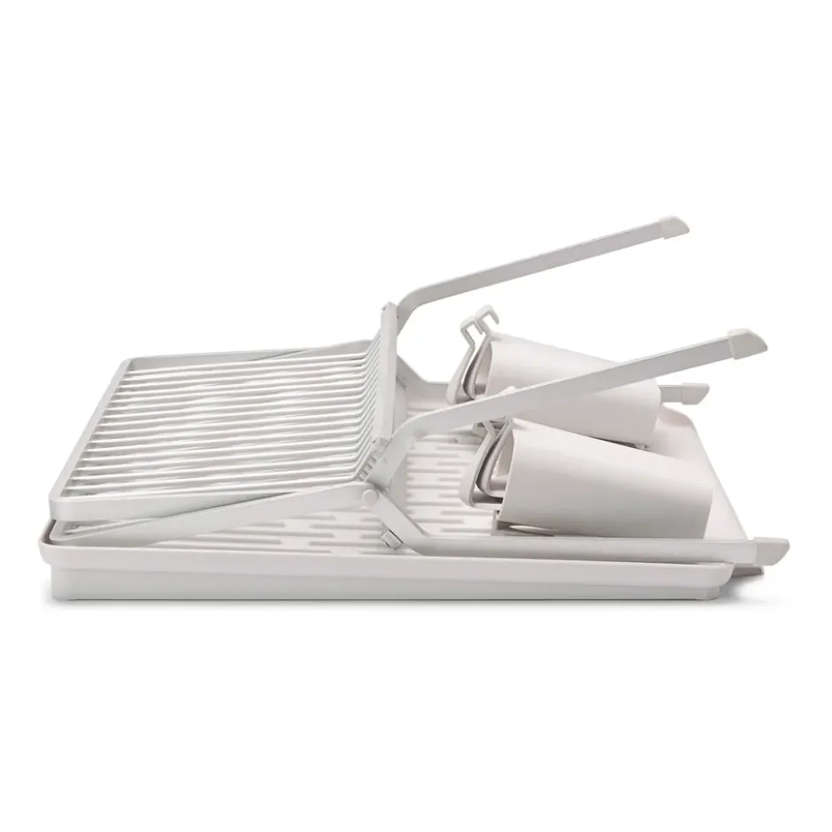 Sinkside kokoontaitettava tiskiteline 51 cm, vaaleanharmaa