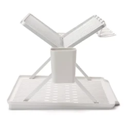 Sinkside kokoontaitettava tiskiteline 51 cm, vaaleanharmaa