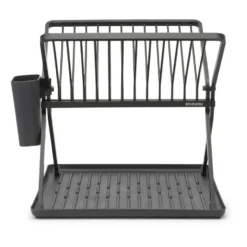 Sinkside kokoontaitettava tiskiteline 37 cm, Tummanharmaa