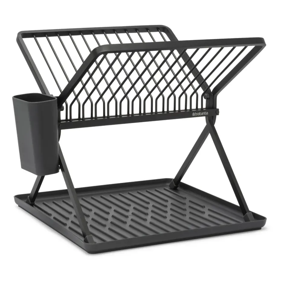 Sinkside kokoontaitettava tiskiteline 37 cm, Tummanharmaa