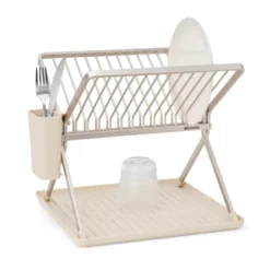 Sinkside kokoontaitettava tiskiteline 37 cm, Soft beige
