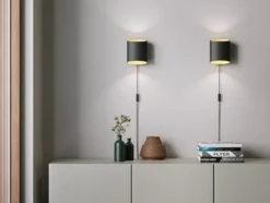 Sinne seinälamppu, Musta rakenne-messinki