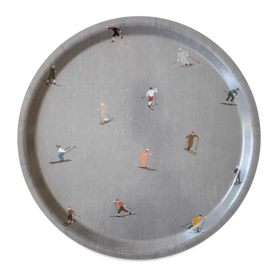 Skiers tarjotin Ø 31 cm, Harmaa