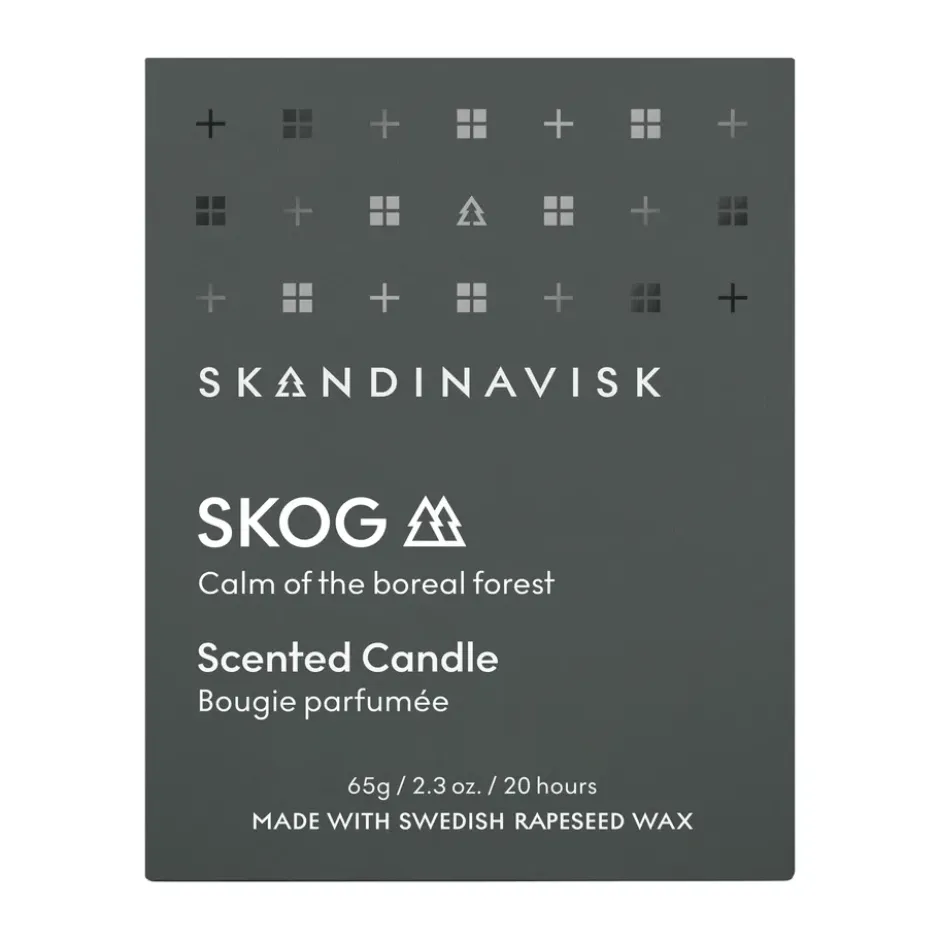 Skog tuoksukynttilä kannella, 65 g