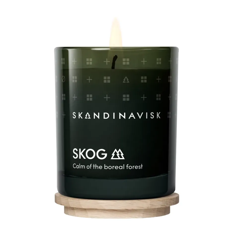 Skog tuoksukynttilä kannella, 65 g