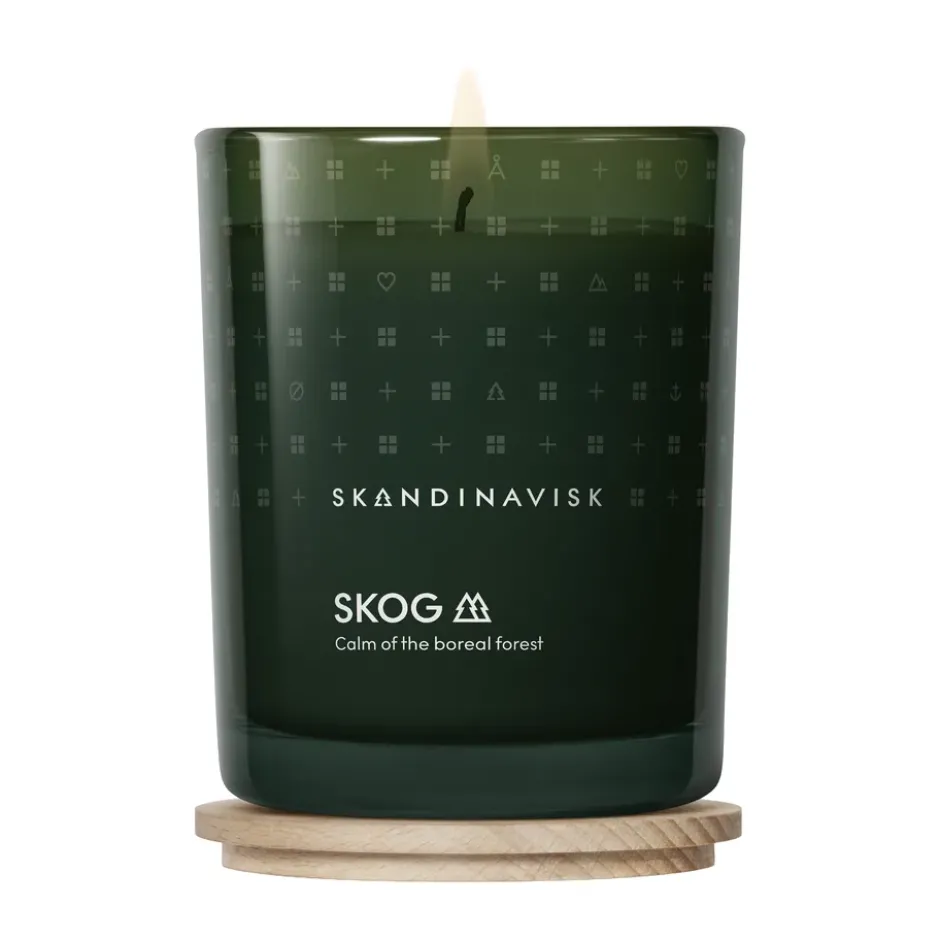 Skog tuoksukynttilä kannella, 200 g