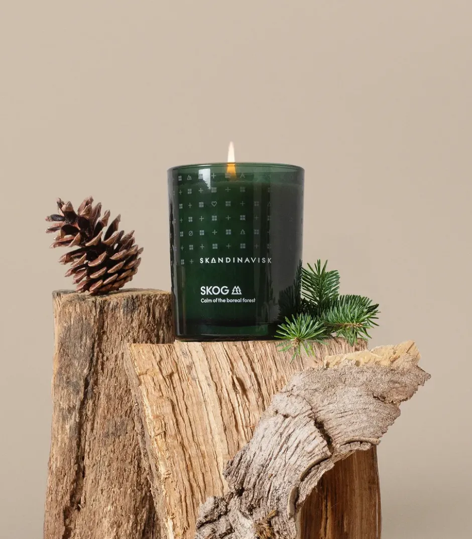 Skog tuoksukynttilä kannella, 200 g