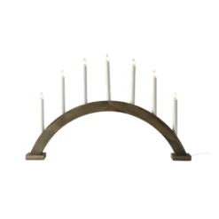 Sky adventtikynttilänjalka kaari 41 cm, Tummapetsattu