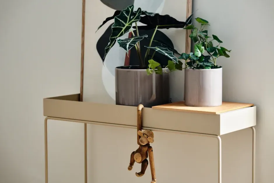 Sleek ruukku Ø 12 cm, Beige