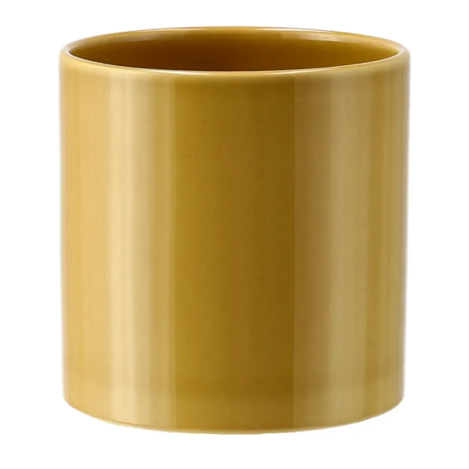 Sleek ruukku Ø 12 cm, Mustard