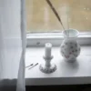 Slåpeblom maljakko 12 cm, Vaaleanpunainen