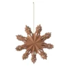 Snowflake joulukoriste Indian tan, Ø15 cm