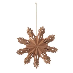 Snowflake joulukoriste Indian tan, Ø15 cm