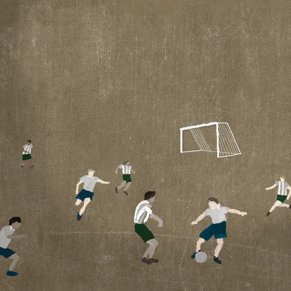 Soccer juliste 50x70 cm, Ruskea