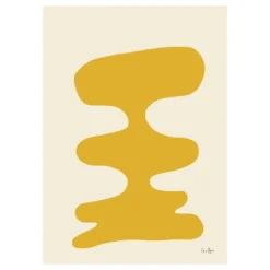 Soft Yellow -juliste, 30x40 cm