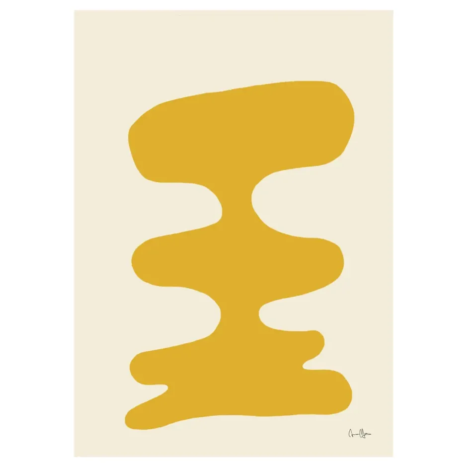 Soft Yellow -juliste, 30x40 cm
