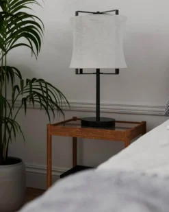 Softy pöytävalaisin 50 cm, Mattavalkoinen-mattamusta