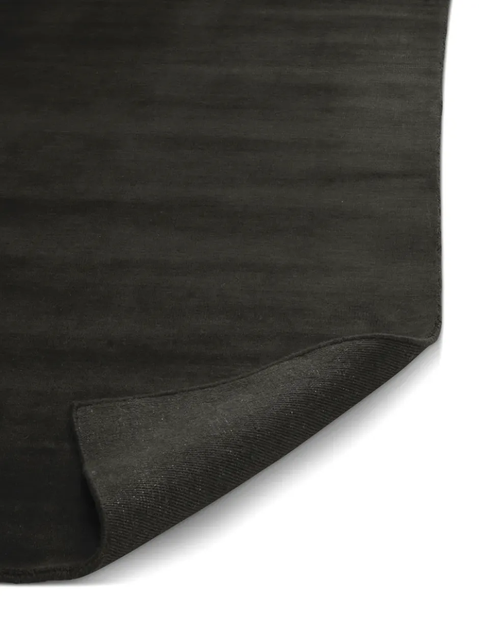 Solid matto, Charcoal, 170x230 cm