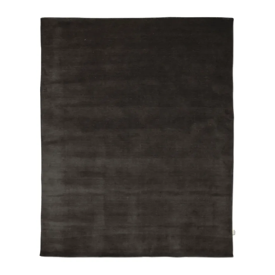 Solid matto, Charcoal, 170x230 cm