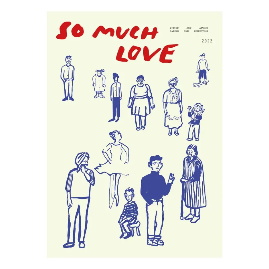 So Much Love juliste, 30 x 40 cm