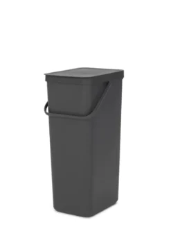 Sort & Go jäteastia 40 L, Harmaa