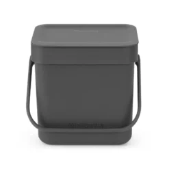 Sort & Go jäteastia 3 L, Harmaa