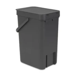 Sort & Go jäteastia 12 litraa, harmaa