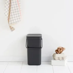 Sort & Go jäteastia 12 litraa, harmaa