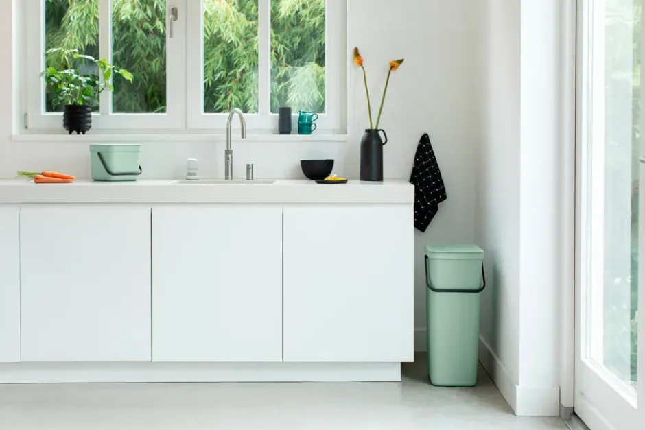 Sort & Go jäteastia 6 litraa, Jade green