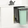 Sort&Go Sisäänrakennettavat ämpärit, 2x30 L, Tummanharmaa