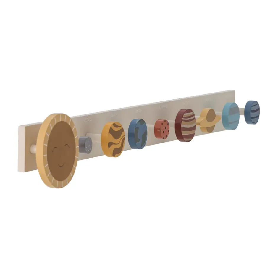 Space nuppinaulakko 55 cm, Brown-multi